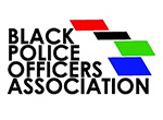black police officers association logo